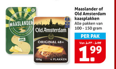  old amsterdam maaslander kaasplakken 4 zacht jong original 48 100g taste pakken pak 