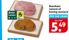  beenham 500 beter leven dieren bescherming naturel honing mosterd 5 