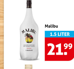  malibu likeur with white rum and coconut flavour liqueur liter 