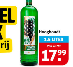  hooghoudt jenever jonge dubbele graan liter 