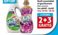  dreft wasmiddel 2 3 5 36 new scent booster pink eternal garden ultimate care b geurbooster soorten stuks 