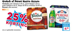  grolsch blikjes bier 4 6 25 30 33 45 peroni nastro pak flesje blikje 50 soorten nix18 one 0.0 6x herfstbok rijk azzurro rijke 