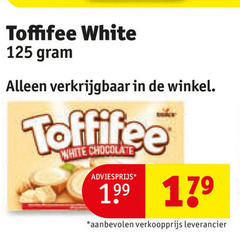 toffifee chocolade white chocolate 1 99 