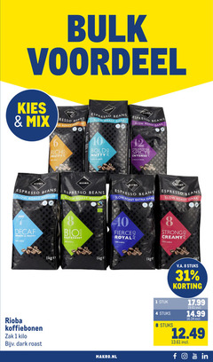 klik op dit plaatje voor een vergroting en voor vergelijkbare aanbiedingen gerelateerd aan
rioba koffiebonen 1 2 4 8 10 12 31 100 bulk voordeel mix beans roast medium espresso dark fruity arabica bold robusta italian style spicy intense fairtrade decaf smooth bio easy sweet fierce royal strong creamy zak kilo stuk stuks v.a. you tube rioba koffiebonen 1 2 4 8 10 12 31 100 bulk voordeel mix beans roast medium espresso dark fruity arabica bold robusta italian style spicy intense fairtrade decaf smooth bio easy sweet fierce royal strong creamy zak kilo stuk stuks v.a. you tube