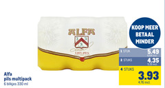 alfa blikjes bier 1 2 4 6 100 330 1870 pils multipack ml edel trouw onszelf stuk stuks minder 