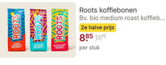 roots koffiebonen dark bio medium roast 2e halve stuk 