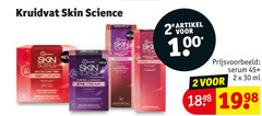  kruidvat huismerk gezichtsverzorging 2 30 100 1998 skin science day cream new ski artikel serum 45 ml 