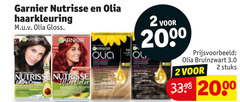  garnier olia nutrisse haarkleuring 2 gloss 200 all bruinzwart stuks 