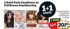  excellence preference l oreal haarkleuring 1 2 2099 paris loreal donkerbruin stuks 
