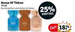  eau de parfum 25 house ml dames heren 
