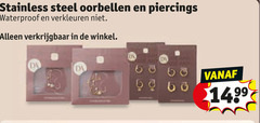  oorbellen stainless steel waterproof verkleuren da dv din 