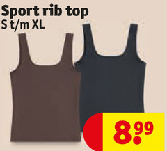  damestops sport rib top xl 