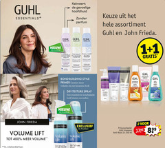  1 2 30 250 400 guhl essentials kalmeert gevoelige hoofdhuid parfum assortiment john frieda kruidvat la sec volume bond building style primer luxueuze dry texture spray nonchalante binnen seconden lift frizz pro shampoo anti roos ml vs onbehandeld haar 