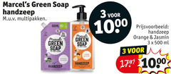  marcels green soap handzeep 3 500 1000 multipakken orange jasmin ml 