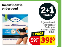  incontinentieverband 1 2 3 incontinentie ondergoed tena wasbaar zacht katoenen classic katoen zwart l stuks 