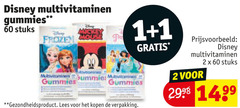  gummies multivitaminen 1 2 60 disney stuks frozen gezondheidsproduct lees 