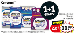  centrum multivitaminen 1 2 10 30 50 60 multivitamin multivitamine men women gezondheidsproduct lees stuks 
