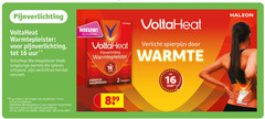  warmtepleisters 2 8 16 verlicht spierpijn warmtepleister warmte pijnverlichting uur volta heat spieren ontspant pijn herstel versnelt kruidvat dragen pleister verwijderen medisch hulpmiddel lees gebruik nl pleisters 