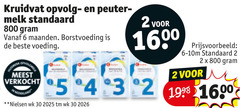  kruidvat huismerk opvolgmelk 2 5 6 30 1998 opvolg peuter melk maanden borstvoeding voeding verkocht nederland 160 