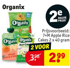  organix goodies babyvoeding 2 7 40 halve apple rice cakes cork 