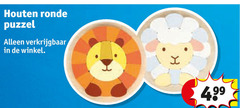  houten puzzel ronde 