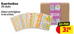  wenskaarten 20 kaartenbox stuks kaarten box pak 3 99 
