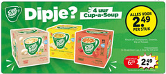 cup a soup soep 4 10 120 dipje uur stuk 10x kip tomaat champignon groente 1x pak knorr creme 
