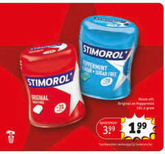  stimorol kauwgom r original peppermint flavour sugar free 101 5 3.99 