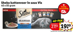 klik op dit plaatje voor een vergroting en voor vergelijkbare aanbiedingen gerelateerd aan
sheba kattenvoer 40 saus vis new verzending pack pak sheba kattenvoer 40 saus vis new verzending pack pak