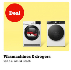  aeg bosch wasmachine condensdroger deal wasmachines drogers o.a. 