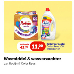  color reus robijn wasmiddel wasverzachter 100 120 capsules wasbeurten 42 99 11 vlekken kleuren o.a. 