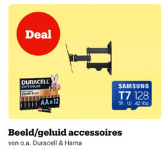  batterijen 3 128 200 deal duracell optimum power boost samsung beeld geluid accessoires o.a. hama 