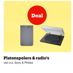 platenspeler deal platenspelers o.a. sony philips 