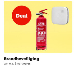  smartwares brandbeveiligingsset deal war brandbeveiliging o.a. 