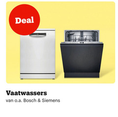  vaatwasmachine deal o.a. bosch siemens 