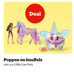  pluche en knuffels deal poppen little live pets 