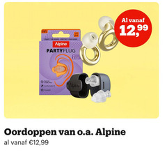  alpine oordopjes 3 5 l enjoy music protect your ears filter fit 12 99 oordoppen o.a. 