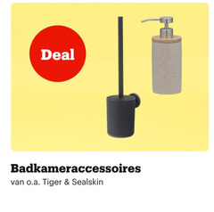 klik op dit plaatje voor een vergroting en voor vergelijkbare aanbiedingen gerelateerd aan
badkamer accessoires deal badkameraccessoires o.a. tiger sealskin badkamer accessoires deal badkameraccessoires o.a. tiger sealskin