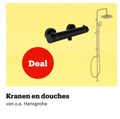  kranen thermostaatkranen douchekranen deal douches o.a. hansgrohe 