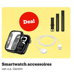  smartwatch 13 deal accessoires o.a. garmin 