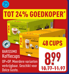  barissimo dolce gusto capsules 24 48 goedkoper people xxl nature cappuccino koffiecups latte macchiato koffer expert meerdere cups 