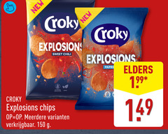  croky chips 150 new explosion sweet chili glutenvrij sans gluten meerdere paprika elders 