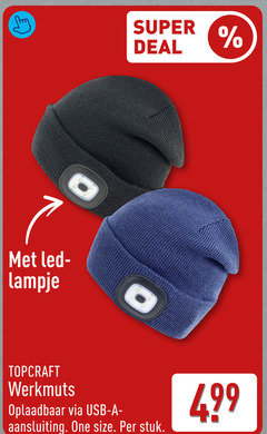  super deal led lampje oplaadbaar usb aansluiting one size stuk 