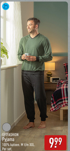  herenpyjama 100 pyjama katoen xxl 