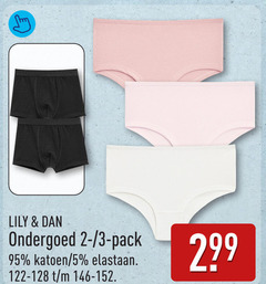  meisjesslips 3 5 lily ondergoed pack katoen elastaan 