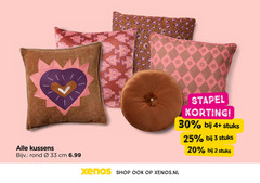  sierkussens 2 3 20 25 30 33 kussens rond cm shop stapel 4 stuks 