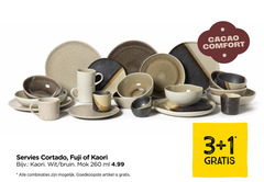 1 3 260 cacao comfort servies fuji kaori wit bruin mok ml combinaties artikel 
