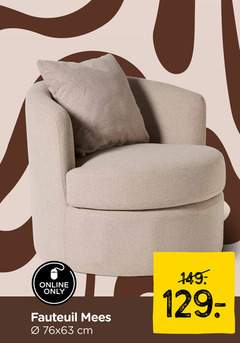 klik op dit plaatje voor een vergroting en voor vergelijkbare aanbiedingen gerelateerd aan
fauteuil online only mees cm fauteuil online only mees cm