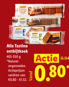  ontbijtkoek vezels gember tastino naturel ongesneden varieeren 