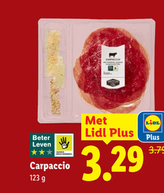  carpaccio beter leven l dl 